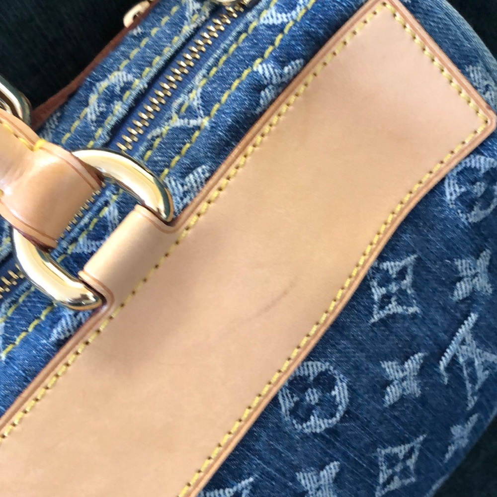 🌸🌸 STUNNING 🌸🌸 Louis Vuitton Denim Neo Speedy - Picture 9 of 16